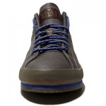 $275 Hugo Boss Black Label Grey Ankle Leather Mens Boots 9 42 Sneakers Casual .5