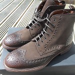 brand new mens HUGO BOSS lunno open brown leather boots UK6/EU40/US7  rrp£330