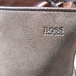 brand new mens HUGO BOSS lunno open brown leather boots UK6/EU40/US7  rrp£330