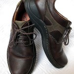 CLARKS Mens 10 M Shoes Brown Leather Oxford Lace Up Casual Dress