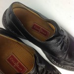 Cole Haan Country US 9M Oxford Natural Latex Outsole Leather Black Mens Shoes