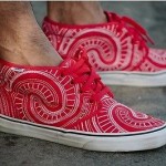 Supreme / Vans Uptown Chukka –  Red  – Size 9.5 S/S 2014 100%Authentic CDG BAPE