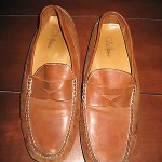COLE HAAN MENS DRIVING MOCS SIZE 12 M TOBACCO BROWN LEATHER