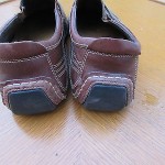 Cole Haan Nike Air Brown Leather Slip-on Velcro Driving Loafers 8 M