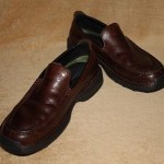 Men’s TIMBERLAND Slip On Loafers, Brown Leather – Size 11M
