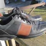COLE HAAN CASUAL shoes NIKE AIR  Leather Black/Brown Oxfords 11 M sneakers