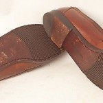 COLE HAAN BROWN LEATHER HANDSEWN LOAFERS BUCKLE FRINGE SZ 12M