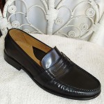 MINT!  COLE HAAN MEN’S SIZE 14 PENNY LOAFER BLACK LEATHER SHOES