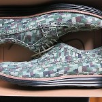 Cole Haan LunarGrand Long Wingtip Green Multi Mosiac Camo Shoes Men’s11.5