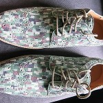 Cole Haan LunarGrand Long Wingtip Green Multi Mosiac Camo Shoes Men’s11.5