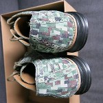 Cole Haan LunarGrand Long Wingtip Green Multi Mosiac Camo Shoes Men’s11.5