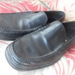 Men’s Cole Haan Nike Air Black Leather Slip On Loafer Shoe-Sz 11 M