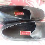 Men’s Cole Haan Nike Air Black Leather Slip On Loafer Shoe-Sz 11 M