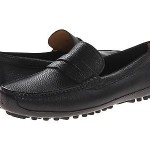 Men’s Shoes Cole Haan Grant Canoe Penny Leather Driving Moccasin Black *New*