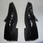 Men’s COLE HAAN Black LEATHER Classic Slip-On Penny Loafer Casual Shoes – 10.5M