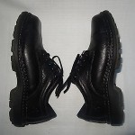 TIMBERLAND Men’s Madison Summit BLACK Leather Leather OXFORD Shoes – Size 10.5W