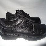 TIMBERLAND Men’s Madison Summit BLACK Leather Leather OXFORD Shoes – Size 10.5W