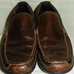 COLE HAAN 9.5 M Mens Shoes Brown Leather Loafers Casual Driving Moccasins SHOES
