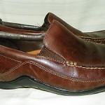 COLE HAAN 9.5 M Mens Shoes Brown Leather Loafers Casual Driving Moccasins SHOES