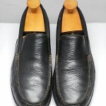 Men’s COLE HAAN Black Leather Slip On Loafers Vibram Soles Size 11 M