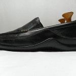 Men’s COLE HAAN Black Leather Slip On Loafers Vibram Soles Size 11 M