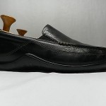 Men’s COLE HAAN Black Leather Slip On Loafers Vibram Soles Size 11 M