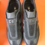 BOSS Orange Hugo Boss Men’s Fashion Shoes Slip on Kempton I Black Sneakers Sz 8