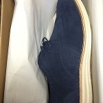 Men’s Cole Haan Lunargrand Wingtip Navy Blue Suede Casual Shoes C10227