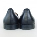 COLE HAAN Vintage Black Leather Loafers Moccasins Dress Shoes Made in Italy 8.5