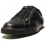 $225 Hugo Boss GREEN APACHE III Black Fashion Sneakers 10 43 Mens Kicks 9.5 43.5