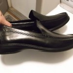 MENS COLE HAAN KEATING BLACK LEATHER VENETIAN SLIP ON LOAFER SHOES SZ 11M NEW!