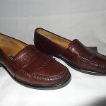 COLE HAAN Men’s BROWN Fringe LEATHER Slip-On Loafers Shoes – Size 10M