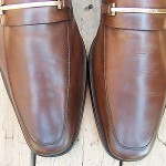 Hugo Boss Mens Dress Shoes Size 11M Brown Leather Casual Comfort Slip On Loafers
