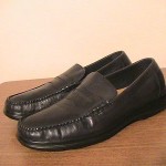 Mens 10 M Cole Haan Black Leather Penny Loafers w/ Nike Air Soles!!