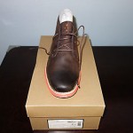 Cole Haan Lunargrand Men 8 Chukka Chestnut/Carotene Sole NIB