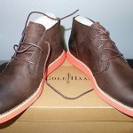 Cole Haan Lunargrand Men 8 Chukka Chestnut/Carotene Sole NIB
