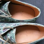 Cole Haan LunarGrand Long Wingtip Green Multi Mosiac Camo Shoes Men’s11.5