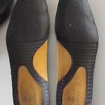 Men’s Cole Haan Nike Air black stitched leather casual loafers slip ons sz 12M