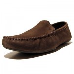 HUGO BOSS GIFT SET Brown Drivers Loafers 8 41 Mens Casual Moccasins 8.5 41.5