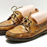 R187 Cole Haan Shoes Size 8 D Brown Leather Lace Men Casual Boat Shoes