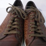 Cole Haan Brown Woven Leather G Series Shoes Mens size 13 M  Nike Air Soles EUC
