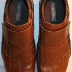 DIESEL “Izar” Brown Leather Front Strap Shoes Moccasins Men’s Sz. 9.5