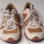 Men’s DIESEL Brown / Tan Leather REMY Casual Shoes Fashion Sneakers Size 7