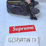 Supreme Vans Uptown Chukka Navy Size 11