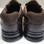 MENS 10 M CLARKS BROWN LEATHER MOCCASIN SLIP-ON COMFORT LOAFER
