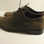 MSRP 245.00 New Cole Haan Air Giraldo Wingtip Mens Oxford Grey Suede Size 12