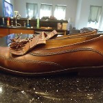 Mens Used Cole Haan Bragano Size 10 Kilte Tassel Brown Leather Slip On Nice!!!!!
