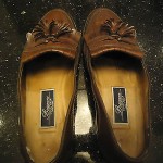 Mens Used Cole Haan Bragano Size 10 Kilte Tassel Brown Leather Slip On Nice!!!!!