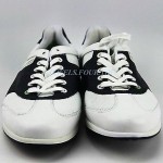 HUGO BOSS GREEN LABEL FASTER BLACK & WHITE SHOES SNEAKERS LEATHER NEW SZ 11 44