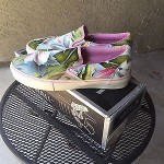 Vans Vault Classic Slip On LX Hoffman Print Cashmere/Buff White taka hayashi